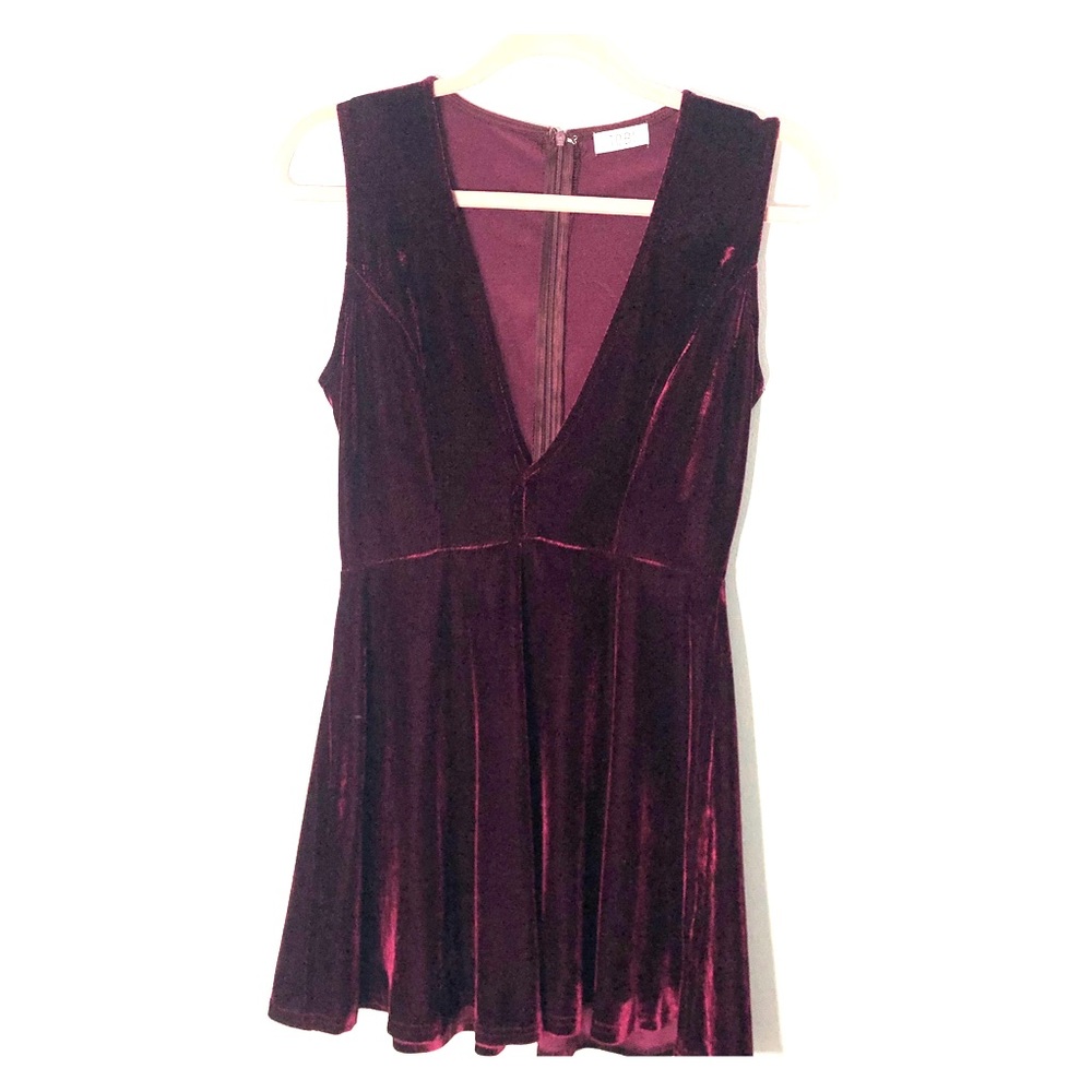 Tobi Style Velvet Dress
